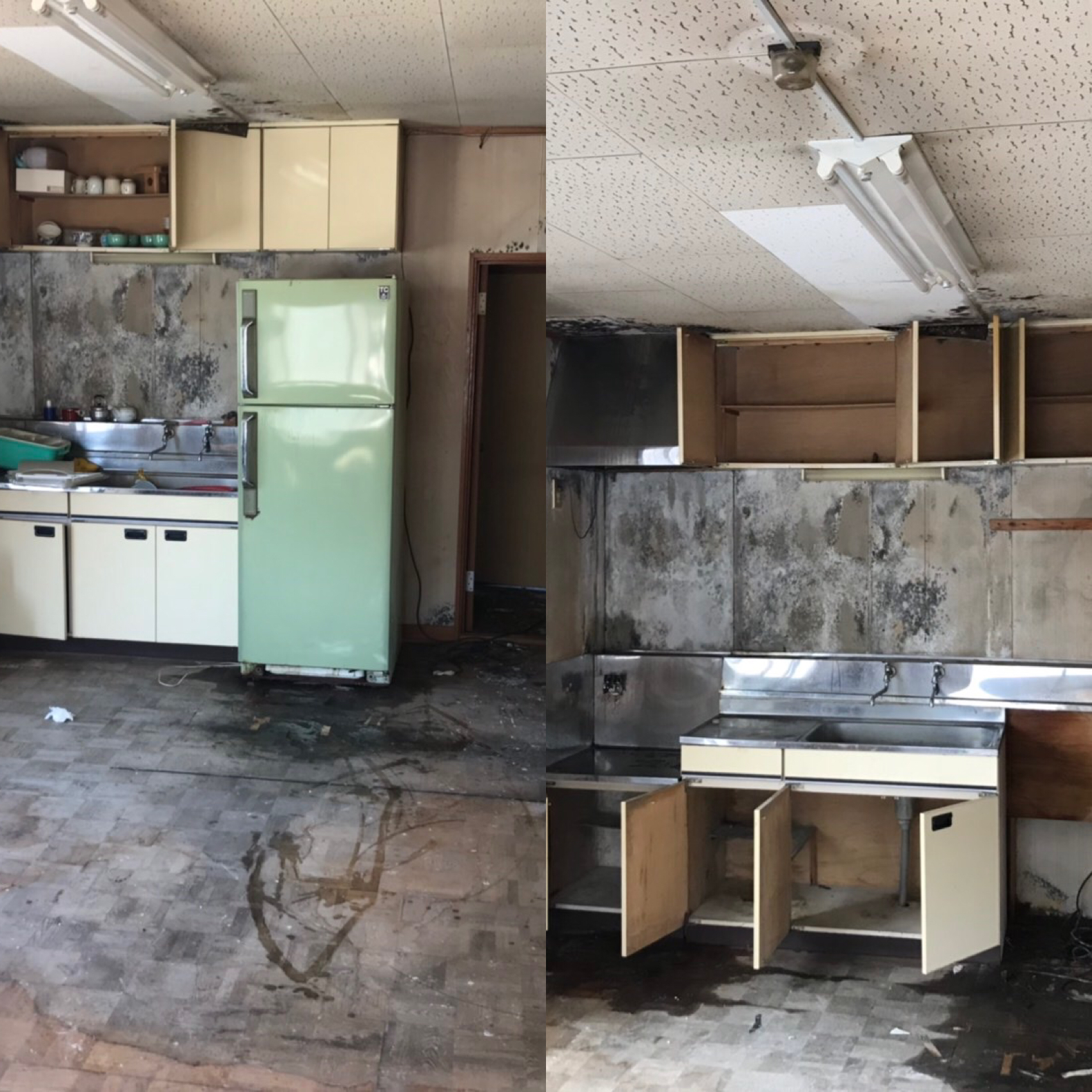 札幌市清田区解体残置物撤去