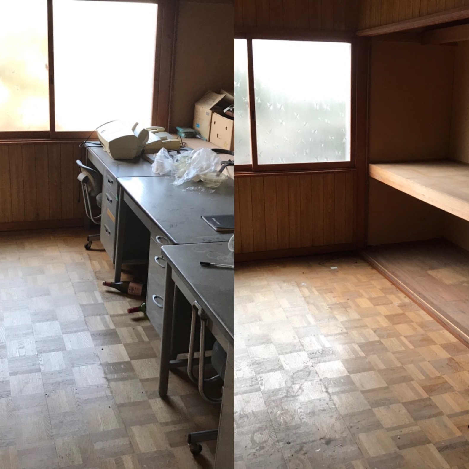 札幌市清田区解体残置物撤去